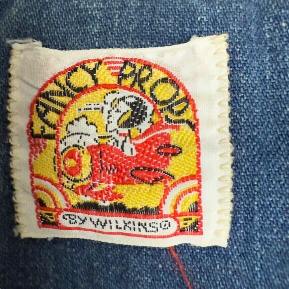 Vtg 70's Fancy Props Denim Jean Jacket Sz Medium Bohemian Hippie Groovy - Picture 2 of 8